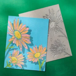 Spellbinders Daisy Trio Press Plate Bp-299 -Simon Says Stamp Spellbinders Daisy Trio Press Plate bp 299 daisy