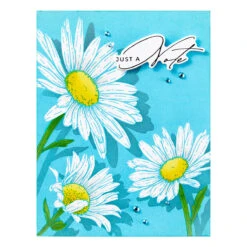 Spellbinders Daisy Trio Press Plate Bp-299 -Simon Says Stamp Spellbinders Daisy Trio Press Plate bp 299 just a note