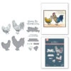 Spellbinders Feathered Friends BetterPress Plate And Die Set Bp-234