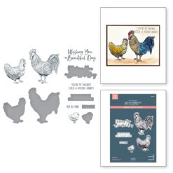 Spellbinders Feathered Friends BetterPress Plate And Die Set Bp-234