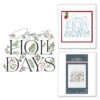 Spellbinders Happiest Holidays Registration BetterPress Plate Set Bpr-032 -Simon Says Stamp Spellbinders Happiest Holidays Registration BetterPress Plate Set bpr 032