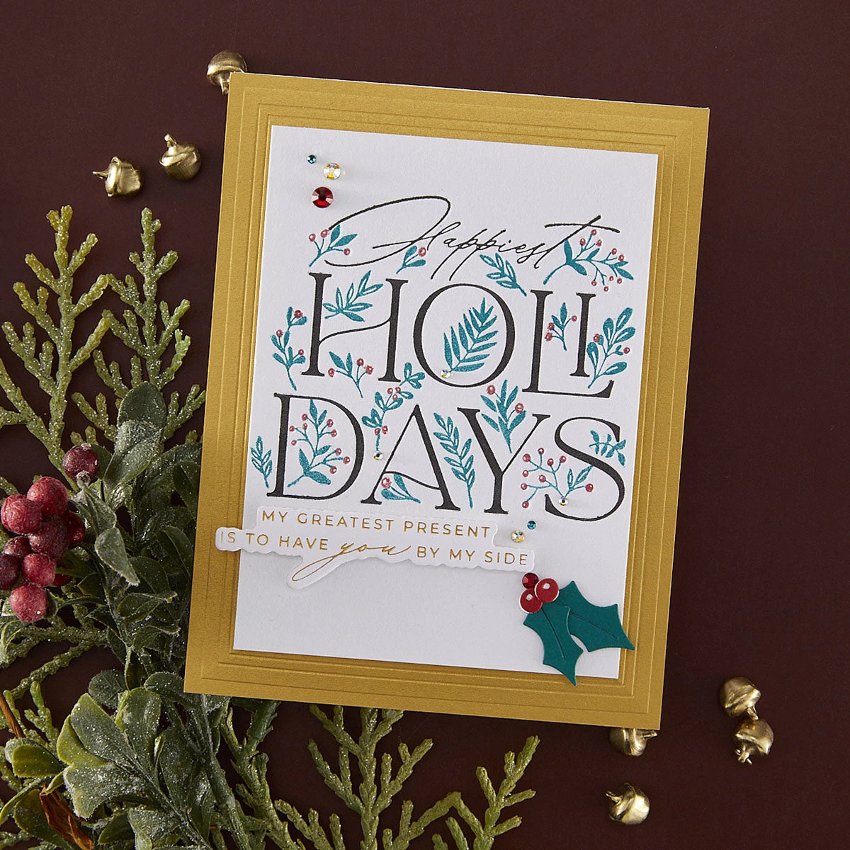 Spellbinders Happiest Holidays Registration BetterPress Plate Set Bpr-032 5 Spellbinders Happiest Holidays Registration BetterPress Plate Set Bpr-032 - Image 3