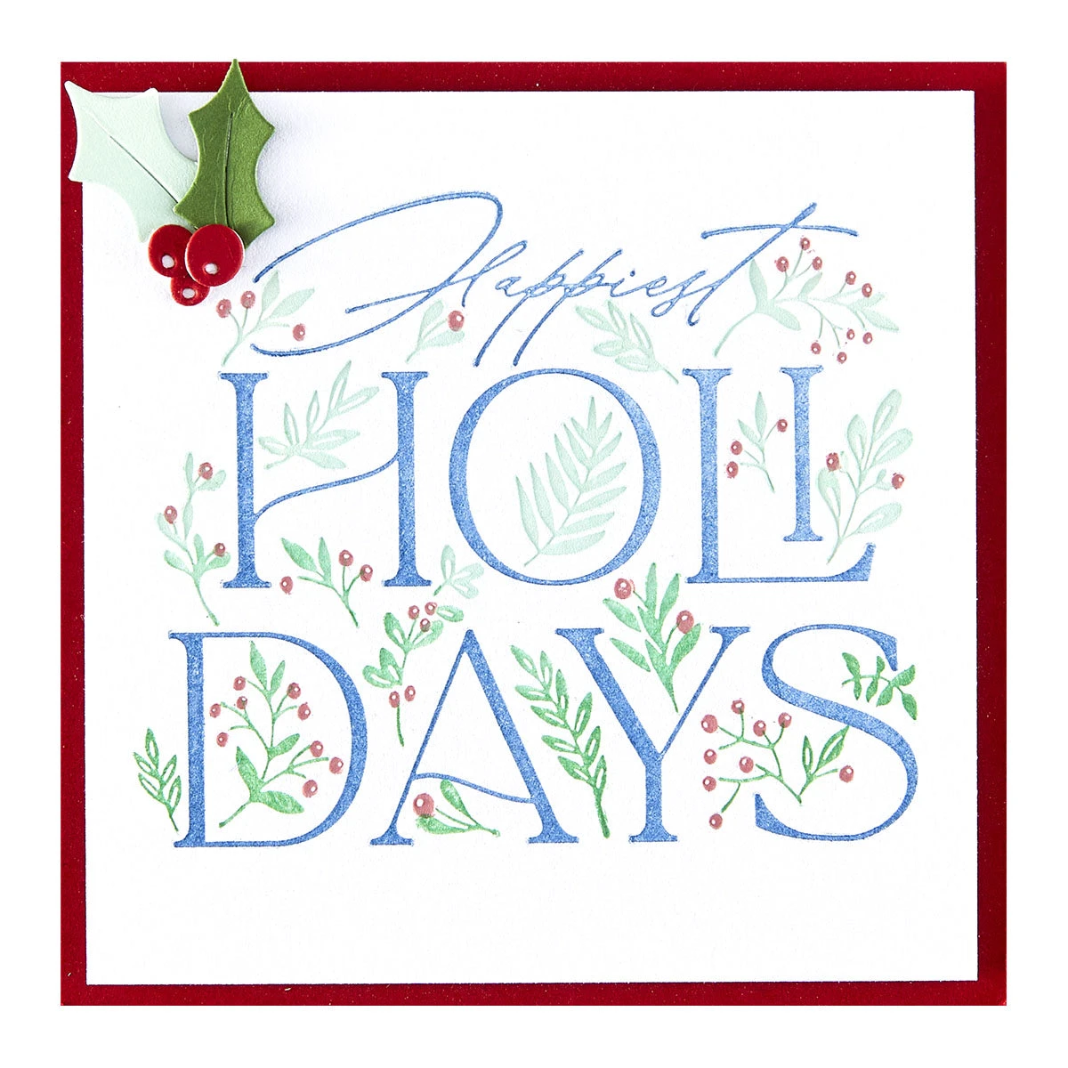 Spellbinders Happiest Holidays Registration BetterPress Plate Set Bpr-032 4 Spellbinders Happiest Holidays Registration BetterPress Plate Set Bpr-032 - Image 2