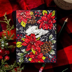 Spellbinders Home For Christmas Sentiments Press Plate And Die Set Bp-220 7 Spellbinders Home For Christmas Sentiments Press Plate And Die Set Bp-220 -Simon Says Stamp Spellbinders Home for Christmas Sentiments Press Plate and Die Set bp 220 poinsettias