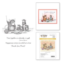 Spellbinders House Mouse Sew Sweet Cling Stamps Rsc-042