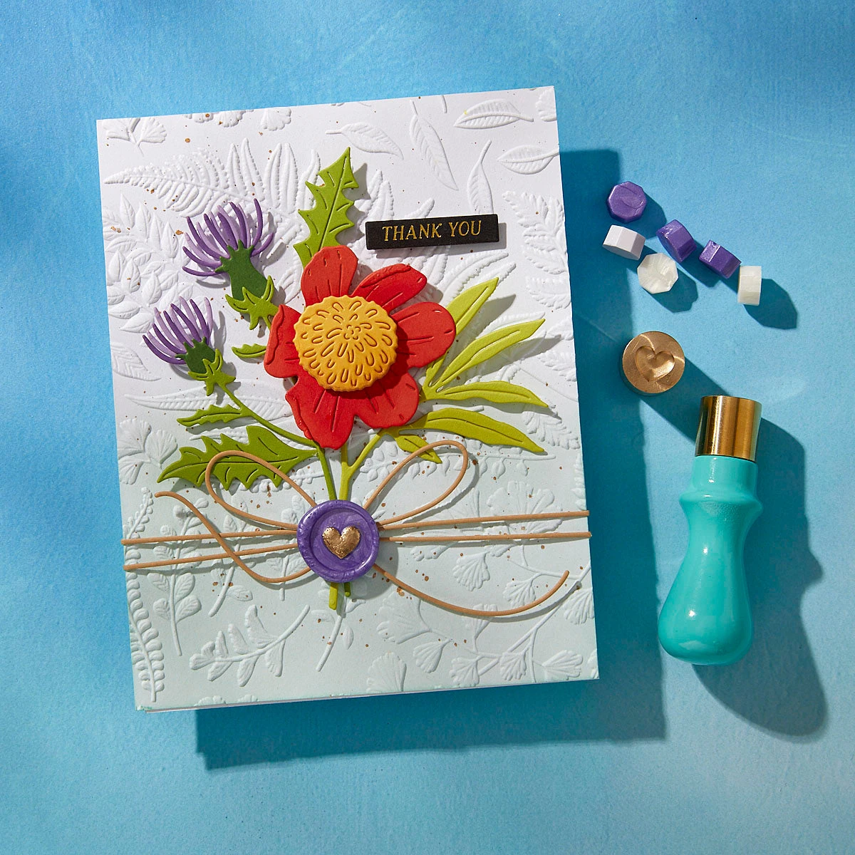 Spellbinders Puffy Heart Mini 3D Wax Seal Wsm-001 6 Spellbinders Puffy Heart Mini 3D Wax Seal Wsm-001 - Image 4