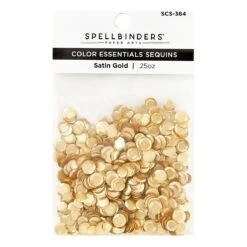 Spellbinders Satin Gold Sequins Scs-364