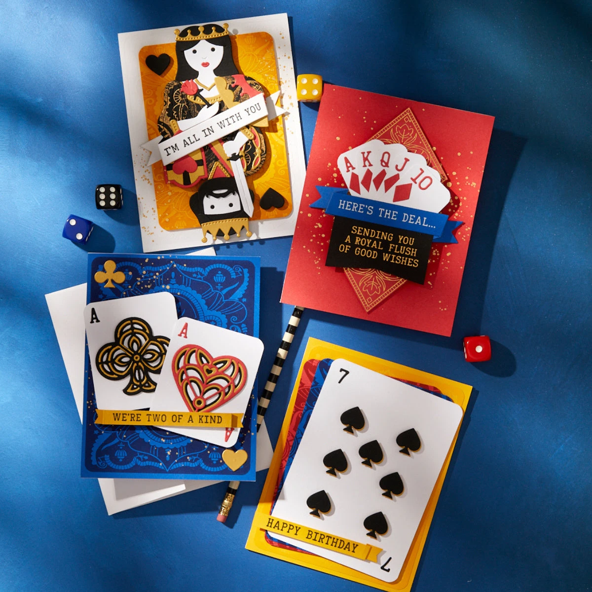 Spellbinders Shuffling Sentiments Press Plate And Die Set Bp-259 4 Spellbinders Shuffling Sentiments Press Plate And Die Set Bp-259 - Image 2