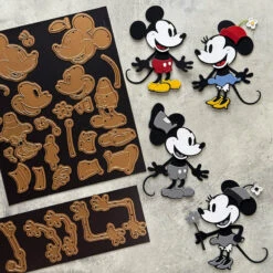 Spellbinders Classic Mouse Die And Plate Bundle -Simon Says Stamp Spellbinders Steamboat Willie Duo and Frames Die Bundle image 1