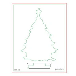 Spellbinders Twinkle Bright Tree Registration BetterPress Plates Bpr-033 -Simon Says Stamp Spellbinders Twinkle Bright Tree Registration BetterPress Plates bpr 033 template