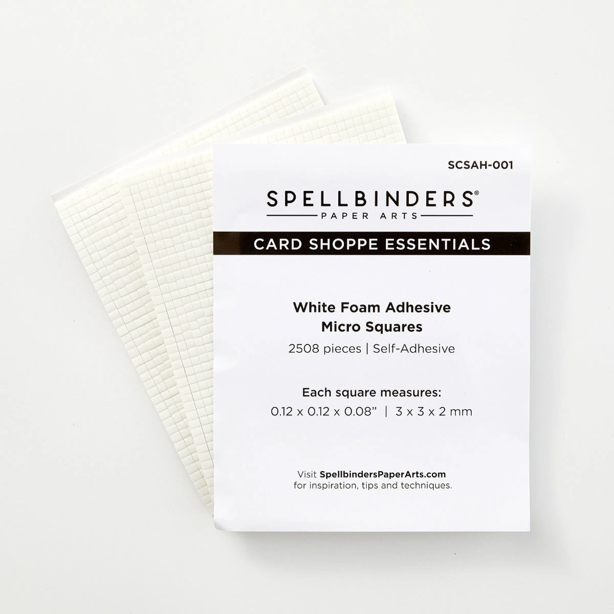 Spellbinders White Foam Adhesive Squares Micro Scsah-001 3 Spellbinders White Foam Adhesive Squares Micro Scsah-001