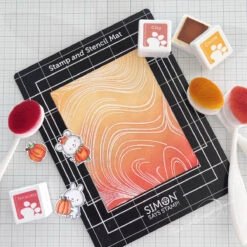 Simon Says Stamp Black Stamp And Stencil Mat St0178 STAMPtember 7 Simon Says Stamp Black Stamp And Stencil Mat St0178 STAMPtember -Simon Says Stamp Stamp Stencil Mat Black TS