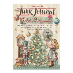 Stamperia Alice In Christmas Junk Journal Kit Sbjk03