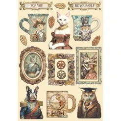 Stamperia Alterego Colored Wooden Shape A5 Klsp173