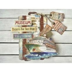 Stamperia Art Of Travelling Suitcases Crafty Shapes Klsm33 -Simon Says Stamp Stamperia Art Of Travelling Suitcases Crafty Shapes klsm33 boats