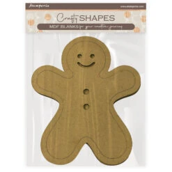 Stamperia Candy Christmas Gingerbreads Crafty Shapes Klsm59