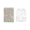 Stamperia Hearts Silicone Mold A5 Kacma558 -Simon Says Stamp Stamperia Hearts Silicone Mold a5 kacma558