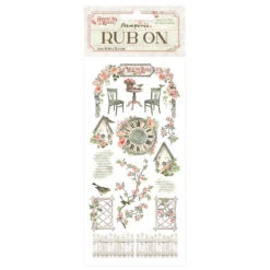 Stamperia House Of Roses Elements Rub Ons Dflrb153