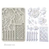 Stamperia House Of Roses Fence Silicone Mold A5 Kacma559 -Simon Says Stamp Stamperia House Of Roses Fence Silicone Mold A5 kacma559
