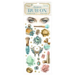 Stamperia Masquerade Beauty Rub Ons Dflrb141*