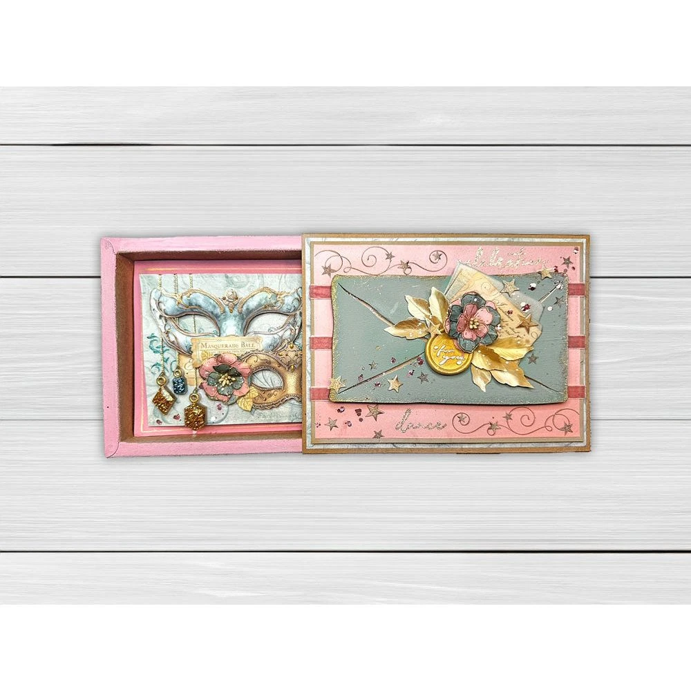 Stamperia Masquerade Sun And Moon Rub Ons Dflrb136* 4 Stamperia Masquerade Sun And Moon Rub Ons Dflrb136* - Image 2