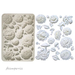 Stamperia Master Of Magic Peony Silicone Mold A5 Kacma570
