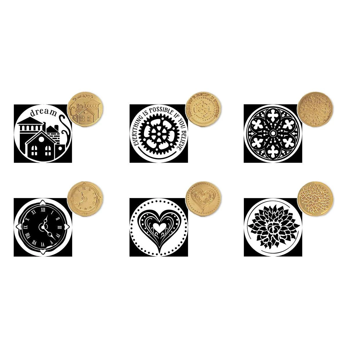 Stamperia Master Of Magic Wax Seals Stamps Waxsl03* 4 Stamperia Master Of Magic Wax Seals Stamps Waxsl03* - Image 2