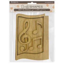 Stamperia Music Notes Crafty Shapes Klsm31*