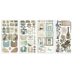 Stamperia Music Paper Cut Outs Sbbct05 -Simon Says Stamp Stamperia Music Paper Cut Outs sbbct05 pages