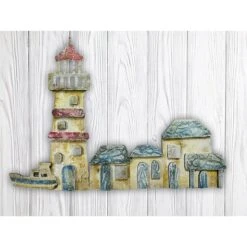 Stamperia Silent Sea Lighthouse Landscape Village Crafty Shapes Klsm49 -Simon Says Stamp Stamperia Silent Sea Lighthouse Landscape Village Crafty Shapes klsm49 stone