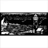 Stamperia Silent Sea Lighthouse Stencil Kstdl117