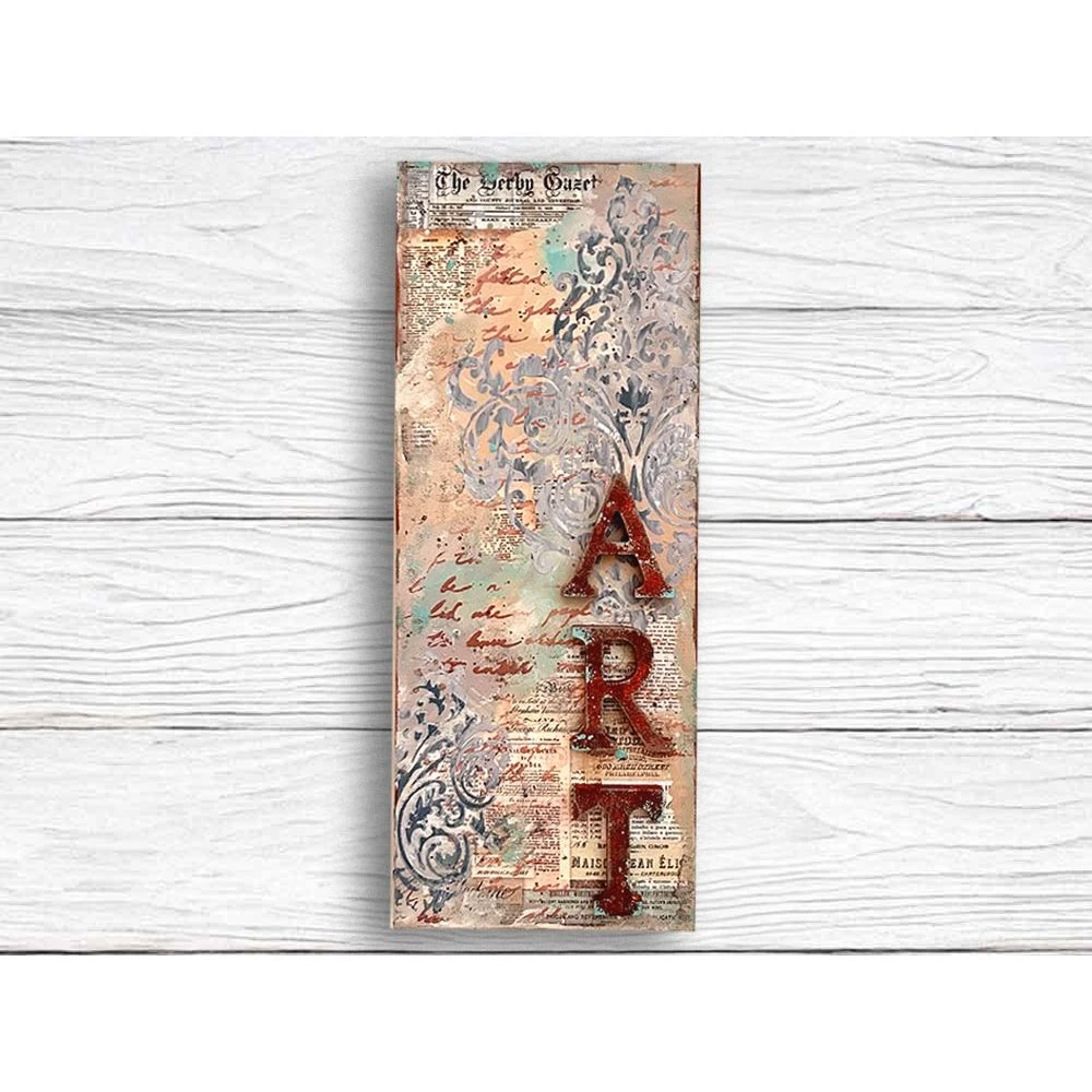 Stamperia Soft Paint Stone Ash Aspt006 4 Stamperia Soft Paint Stone Ash Aspt006 - Image 2