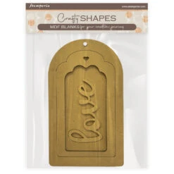 Stamperia Timeless Tag Crafty Shapes Klsm54