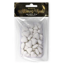 Stamperia Wax Heart Shape Pearl White Waxc13