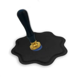 Stamperia Wax Seal Black Silicone Mat Wax03 -Simon Says Stamp Stamperia Wax Seal Black Silicone Mat wax03 handle