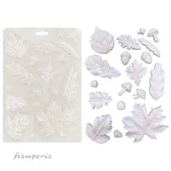 Stamperia Whispering Woods Leaves A5 Soft Mold K3pta5676