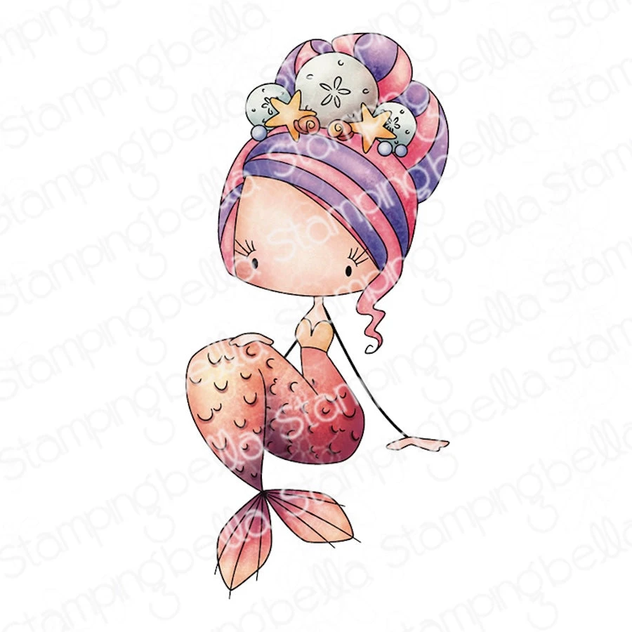 Stamping Bella Whimsabella Mermaid Serene SeaStar Cling Stamp Eb1399 3 Stamping Bella Whimsabella Mermaid Serene SeaStar Cling Stamp Eb1399