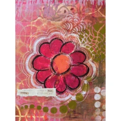 StencilGirl Collage II Stencil Ll1046 -Simon Says Stamp StencilGirl Collage II Stencil ll1046 flower