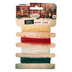 Studio Light Festive Nostalgia Ribbon Organza And Hemp Jma-fn-rib15