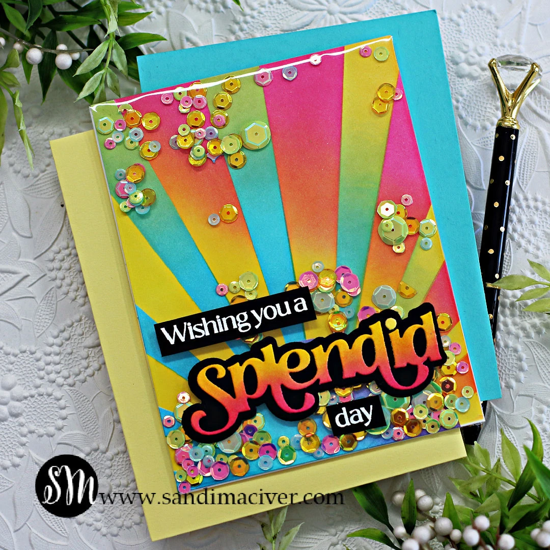 Simon Says Stamp Set Of 3 Stencils Sunshine 1035st Sunny Vibes 5 Simon Says Stamp Set Of 3 Stencils Sunshine 1035st Sunny Vibes - Image 3