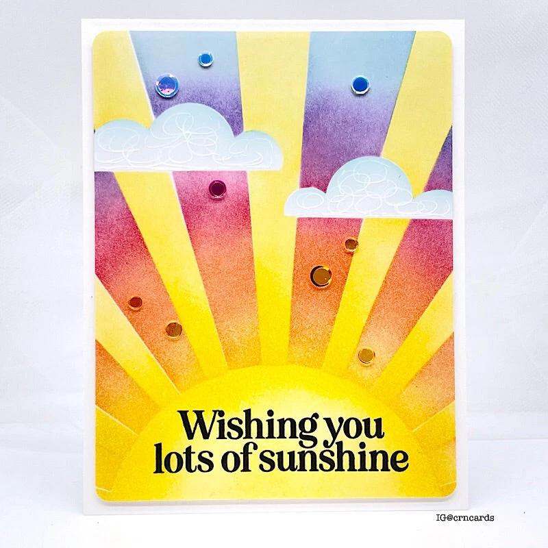 Simon Says Stamp Set Of 3 Stencils Sunshine 1035st Sunny Vibes 10 Simon Says Stamp Set Of 3 Stencils Sunshine 1035st Sunny Vibes - Image 8