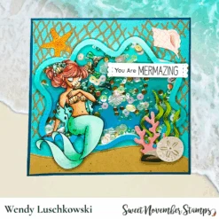 Sweet November Stamps A Mermaids Tale Embellishment Mix Sns-sq-mt-25 -Simon Says Stamp Sweet November Stamps A Mermaids Tale Embellishment Mix sns sq mt 25 wendy