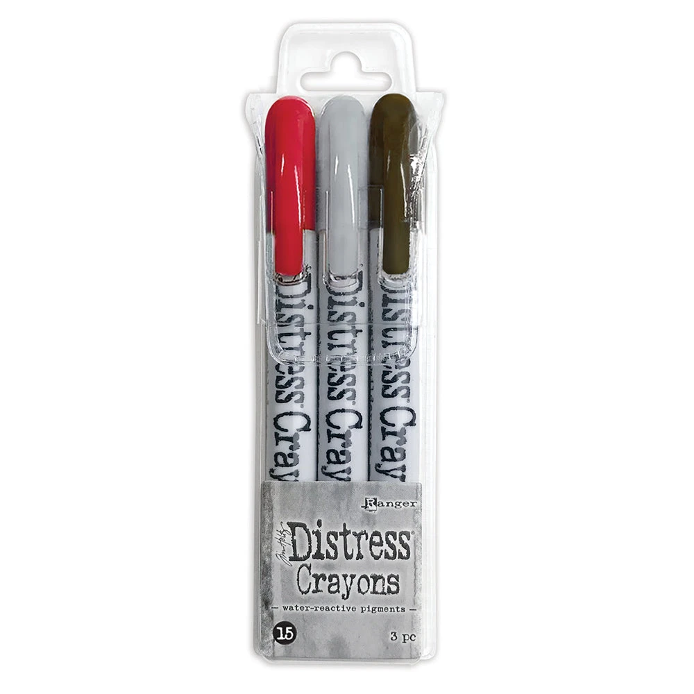 *Ranger Tim Holtz Distress Crayons Set 15 Tdbk82484 3 *Ranger Tim Holtz Distress Crayons Set 15 Tdbk82484
