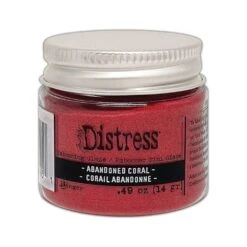 Tim Holtz Distress Embossing Glaze Abandoned Coral Ranger Tde84051