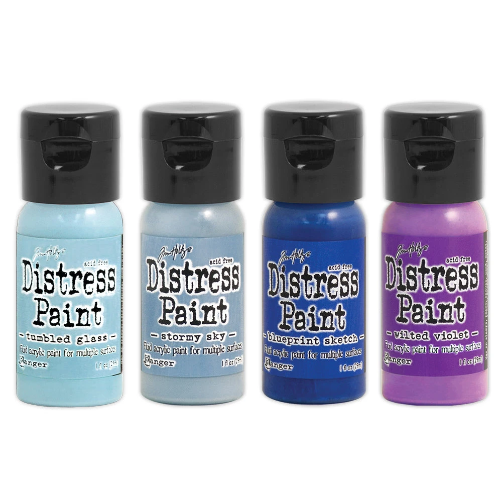 *Tim Holtz Distress Paint Kit 4 Ranger Tdfk84303 3 *Tim Holtz Distress Paint Kit 4 Ranger Tdfk84303
