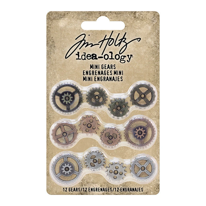 Tim Holtz Idea-ology MINI GEARS Sprockets TH93012 3 Tim Holtz Idea-ology MINI GEARS Sprockets TH93012