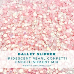 Trinity Stamps Ballet Slipper Confetti Embellishment Box Tsb-400