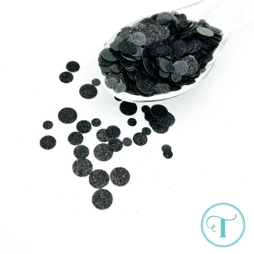 Trinity Stamps Black Sparkle Spots Flat Confetti Embellishment Box Tsb-406 4 Trinity Stamps Black Sparkle Spots Flat Confetti Embellishment Box Tsb-406 - Image 2