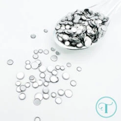 Trinity Stamps Matte Metallic Confetti Embellishment Bundle -Simon Says Stamp TSB 425 MatteMet.SilverCloseUp ac7067c2 8b07 4f51 ba01 f82df0325c6f