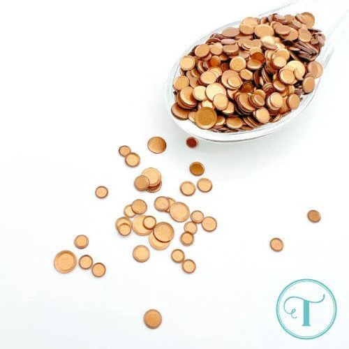 Trinity Stamps Matte Metallic Bronze Confetti Embellishment Mix Emb-0014 4 Trinity Stamps Matte Metallic Bronze Confetti Embellishment Mix Emb-0014 - Image 2